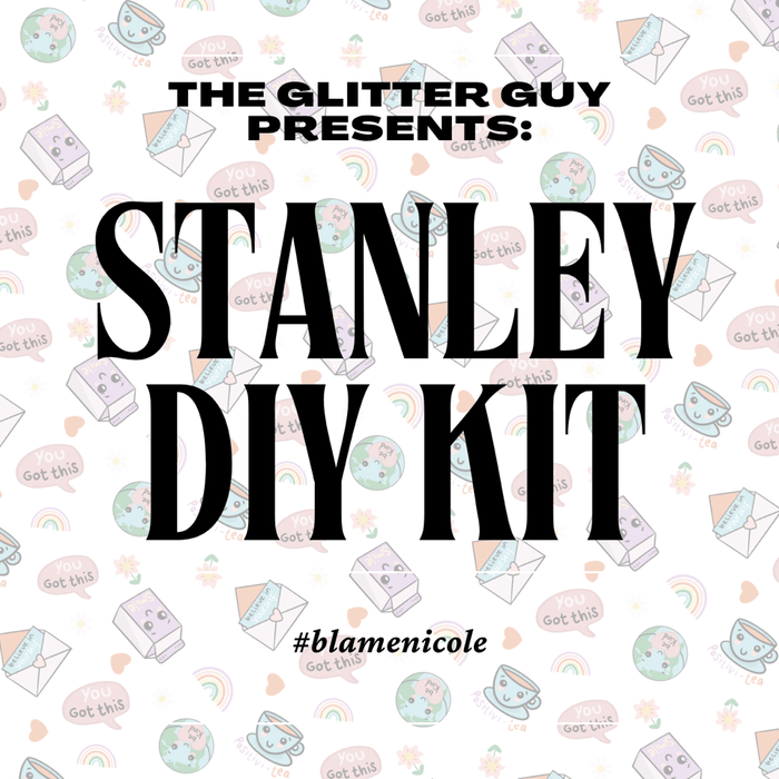 NEW DIY Tumbler Kit - Positivi - Tea | Blame Nicole Exclusive | Gang Sheet from The Glitter Guy