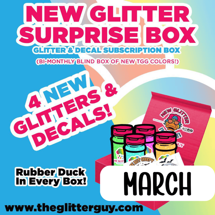 New Glitter Surprise Box - LAST BOX March Edition Only | Bundle from The Glitter Guy
