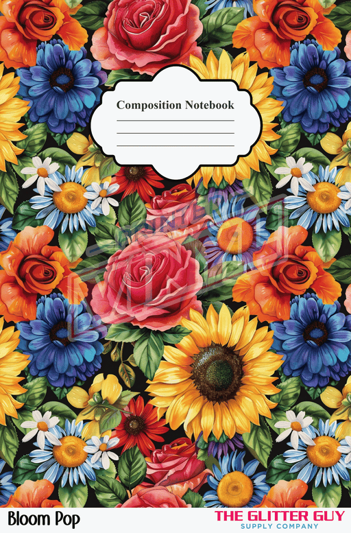 Notebook Wraps - Bloom Pop | from The Glitter Guy