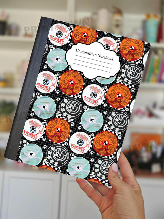 Notebook Wraps - Emo CDs | from The Glitter Guy