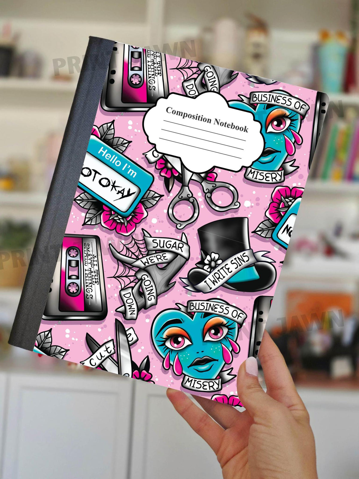 Notebook Wraps - Emo Song — The Glitter Guy