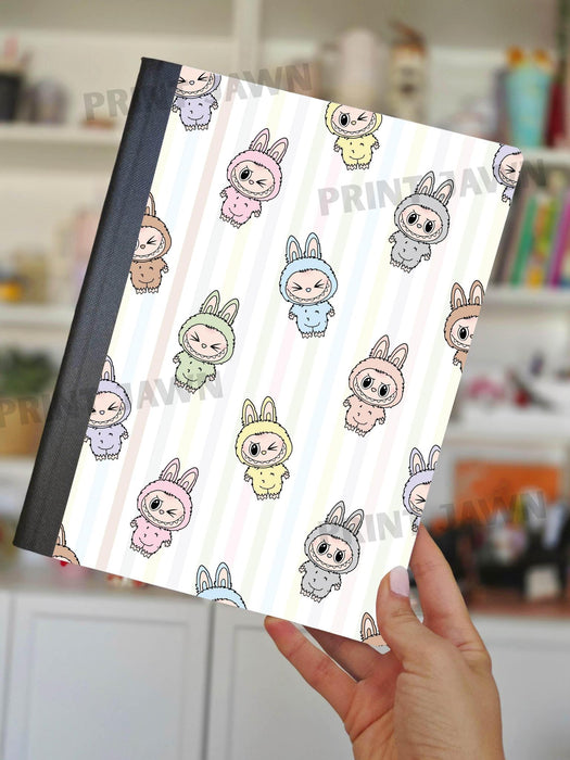 Notebook Wraps - Monster Pal Stripes | from The Glitter Guy