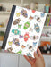Notebook Wraps - Monsters & Bows | from The Glitter Guy