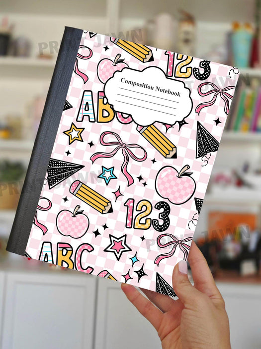 Notebook Wraps - Pink School | from The Glitter Guy