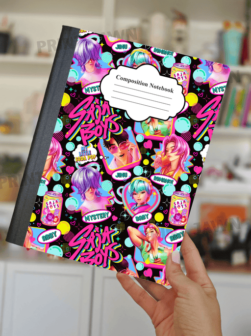 Notebook Wraps - Pop Boys | from The Glitter Guy