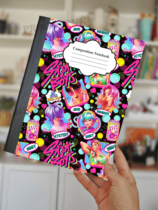 Notebook Wraps - Pop Boys | from The Glitter Guy