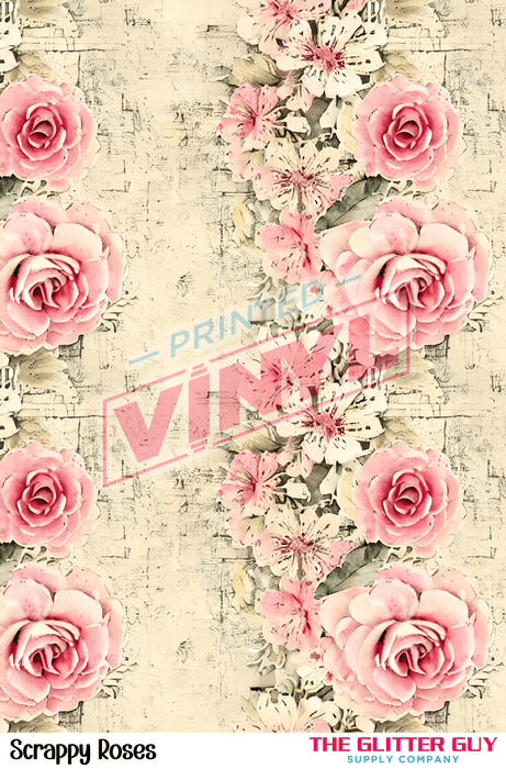 Notebook Wraps - Scrappy Roses | from The Glitter Guy