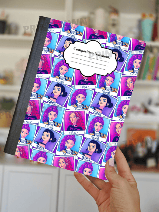 Notebook Wraps - Singing Stars | from The Glitter Guy