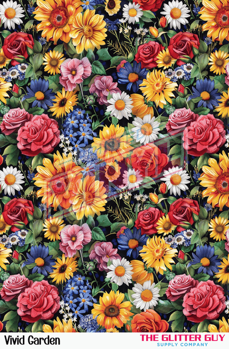 Notebook Wraps - Vivid Garden | from The Glitter Guy