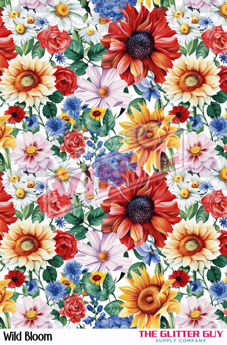 Notebook Wraps - Wild Bloom | from The Glitter Guy