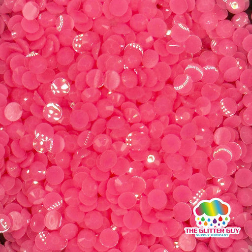 Pink - Jelly Rhinestone | Rhinestones from The Glitter Guy