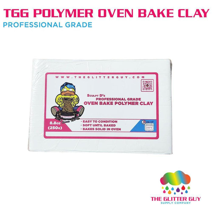 Polymer Oven Bake Clay - Professional Grade - Medium Firmness | GLITTER from The Glitter Guy