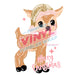 Printed Decal - Adorable Reindeer | Decals from The Glitter Guy
