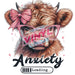 Printed Decal - Anxiety Cow | from The Glitter Guy