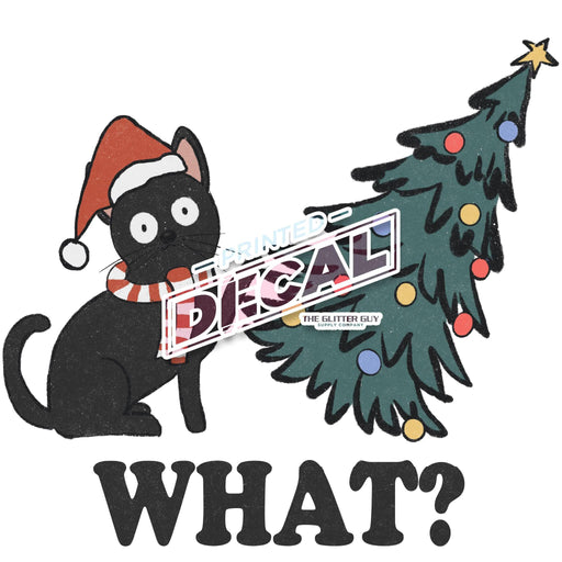 Printed Decal - Bad Cat | Decals from The Glitter Guy