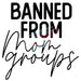 Printed Decal - Banned From Mom Groups | from The Glitter Guy