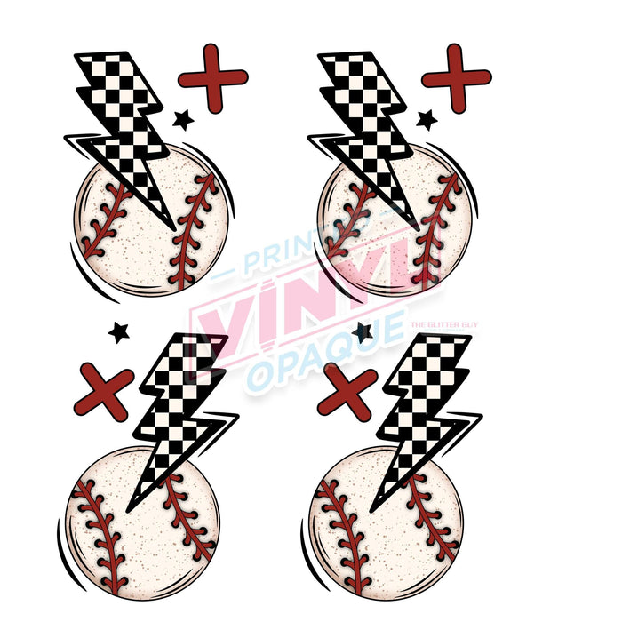 Printed Decal - Baseball Assets | Decals from The Glitter Guy