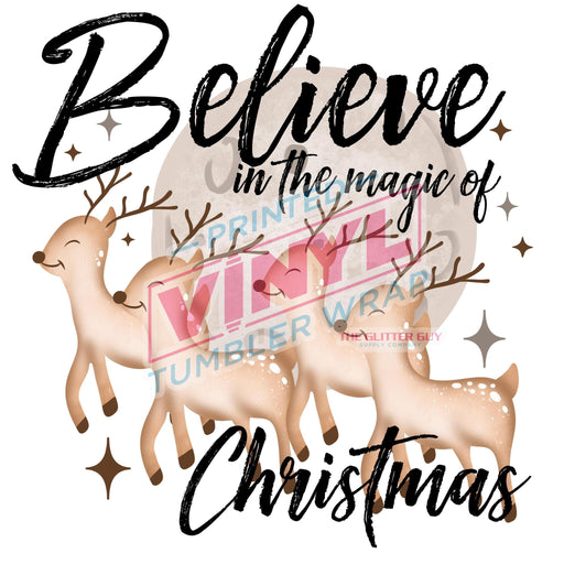 Printed Decal - Believe In Magic | Decals from The Glitter Guy