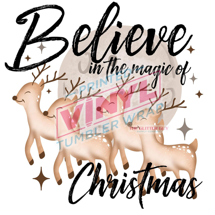 Printed Decal - Believe In Magic | Decals from The Glitter Guy
