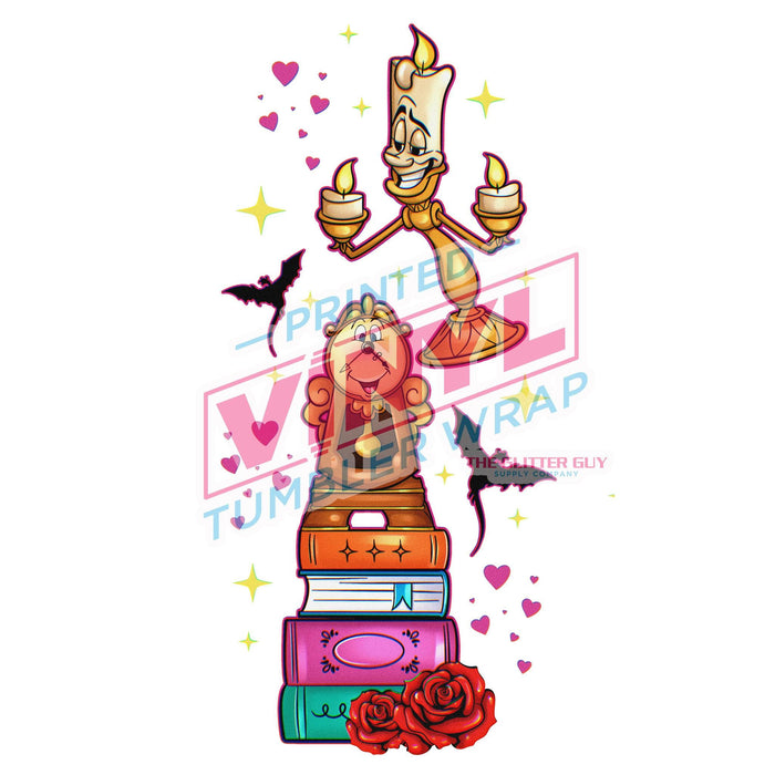 Printed Decal - Belles Spicy Books Accents | Decals from The Glitter Guy