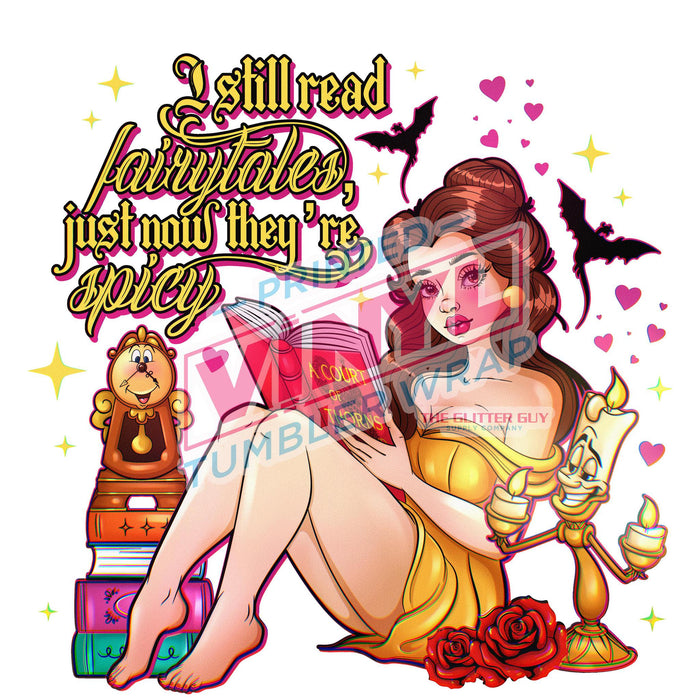 Printed Decal - Belles Spicy Books | Decals from The Glitter Guy