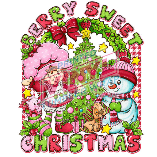Printed Decal - Berry Christmas | Decals from The Glitter Guy