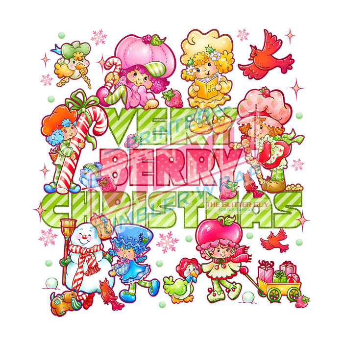 Printed Decal - Berry Sweet Christmas | Decals from The Glitter Guy