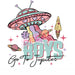 Printed Decal - Boys Go To Jupiter | Decals from The Glitter Guy