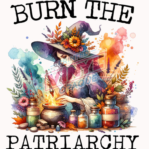 Printed Decal - Burn The Patriarchy | from The Glitter Guy