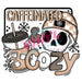 Printed Decal - Caffeinated & Cozy | Decals from The Glitter Guy