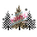 Printed Decal - Checker Cheetah Tree | Decals from The Glitter Guy