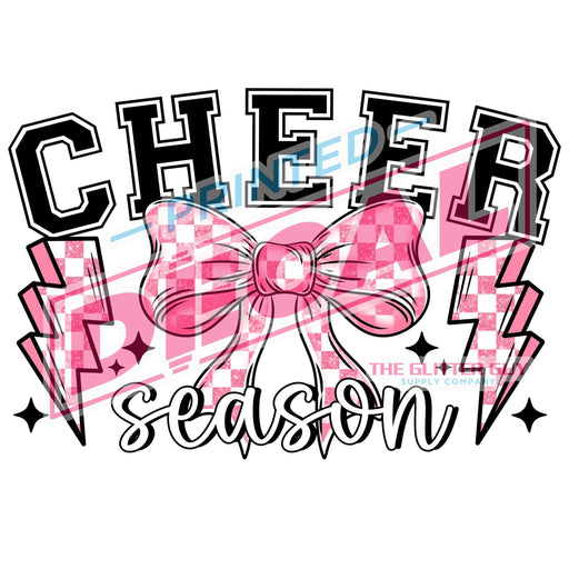 Printed Decal - Cheer Season | Decals from The Glitter Guy