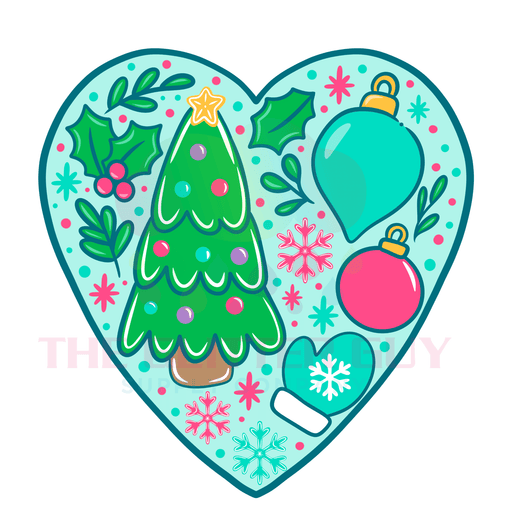 Printed Decal - Christmas Cheer | Decals from The Glitter Guy