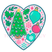 Printed Decal - Christmas Cheer Pink | Decals from The Glitter Guy