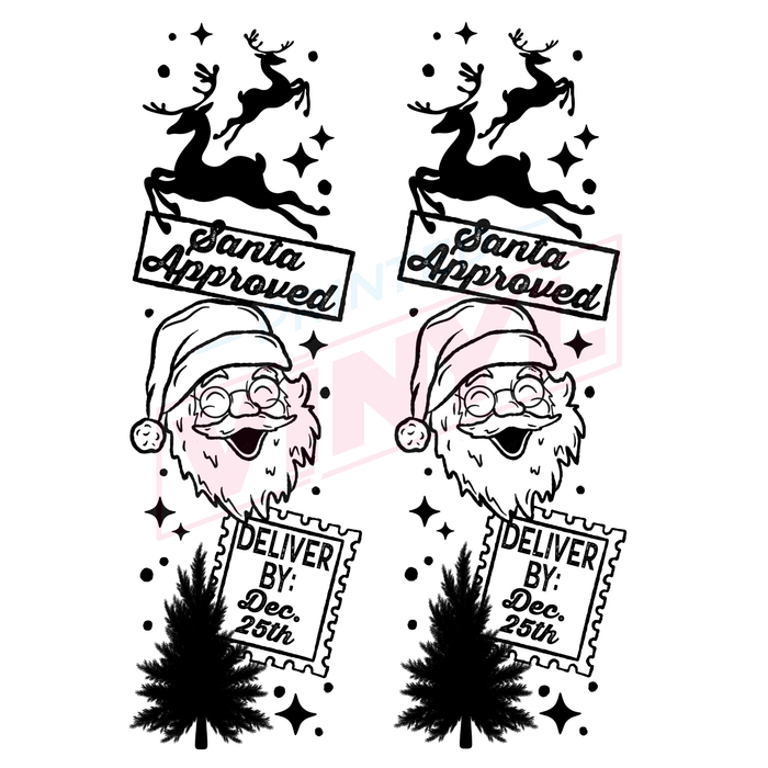 Printed Decal - Christmas Delivery Accent | Decals from The Glitter Guy
