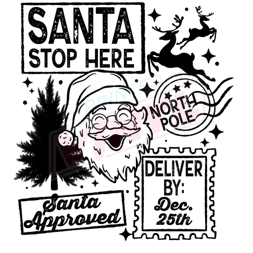 Printed Decal - Christmas Delivery | Decals from The Glitter Guy
