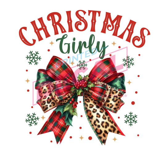 Printed Decal - Christmas Girlie | from The Glitter Guy
