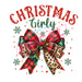 Printed Decal - Christmas Girlie | from The Glitter Guy