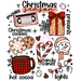 Printed Decal - Christmas Season Collage | Decals from The Glitter Guy