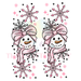 Printed Decal - Cold Snowman Accent Pink | Decals from The Glitter Guy
