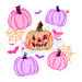 Printed Decal - Colorful Pumpkin Collage | Decals from The Glitter Guy