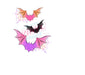 Printed Decal - Colorful Spooky Bats | Decals from The Glitter Guy