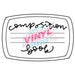 Printed Decal - Composition Book Label | from The Glitter Guy