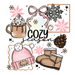 Printed Decal - Cozy Season Pink | Decals from The Glitter Guy