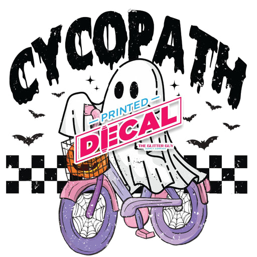 Printed Decal - Cycopath | Decals from The Glitter Guy