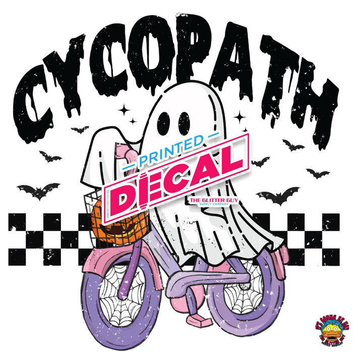 Printed Decal - Cycopath | Decals from The Glitter Guy