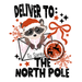 Printed Decal - Deliver To North Pole | Decals from The Glitter Guy
