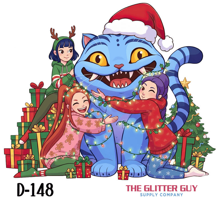 Printed Decal - Demon Christmas | Decals from The Glitter Guy