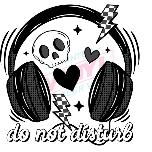 Printed Decal - Do Not Disturb | Decals from The Glitter Guy