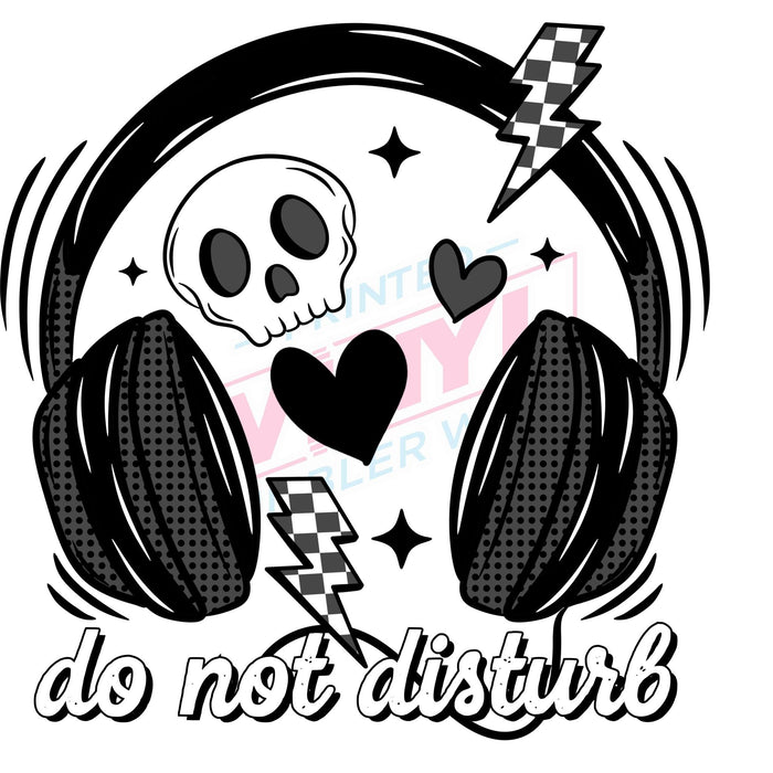 Printed Decal - Do Not Disturb | Decals from The Glitter Guy